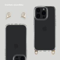 Selencia Coque avec crochets amovibles iPhone 16 Pro - Transparent