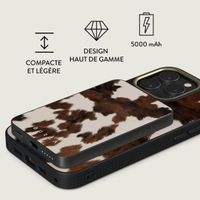 Burga Powerbank magnétique 5 000 mAh - MagSafe et Qi2 - Celestial / Gunmetal