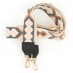 Dutchies Phone Strap - Cordon de téléphone universel réglable - Cleo Beige / Black