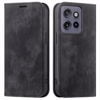 imoshion Étui de téléphone portefeuille Slim Motorola Thinkphone 25 / Edge 50 Neo / Edge 60 Neo - Noir