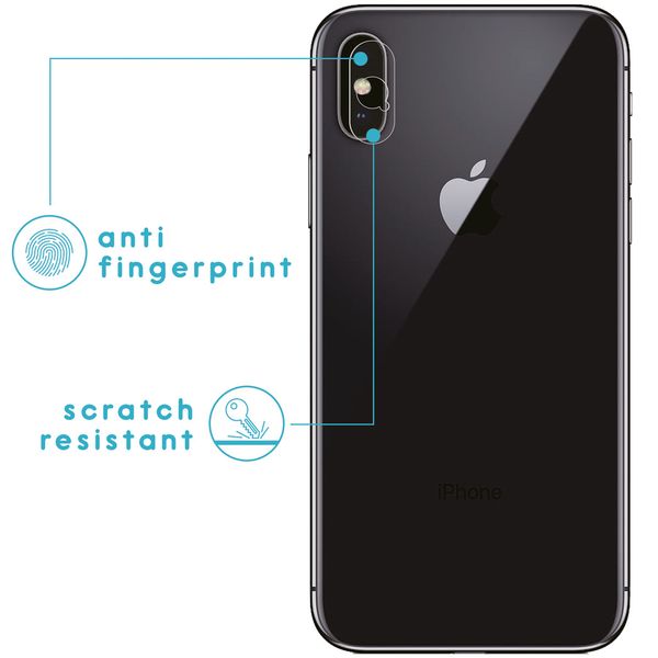 imoshion Protection Caméra en verre trempé 2 Pack iPhone Xs / X