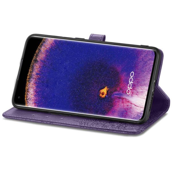 imoshion Etui de téléphone Mandala Oppo Find X5 5G - Violet