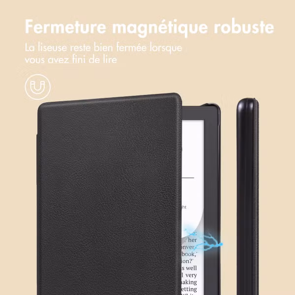 imoshion Étui de liseuse portefeuille Slim Hard Pocketbook Verse Lite - Noir