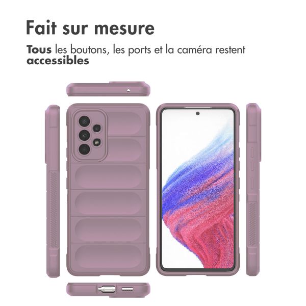 imoshion Coque arrière EasyGrip Samsung Galaxy A53 - Violet