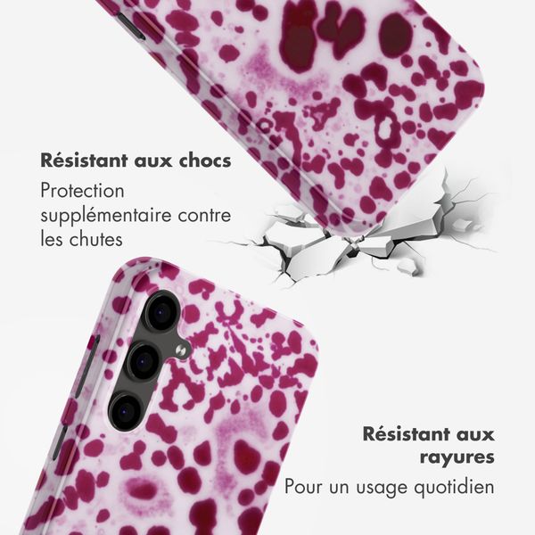Selencia Coque arrière Vivid Samsung Galaxy S24 FE - Cosmic Orchid