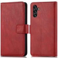 imoshion Étui de téléphone portefeuille Luxe Samsung Galaxy A13 (5G) / A04s - Rouge