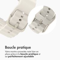 imoshion Bracelet Wave en silicone Samsung Galaxy Watch 8 (40/44mm) / Classic (46mm) - Lumière stellaire