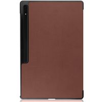 imoshion Coque tablette Trifold Samsung Galaxy Tab S8 Ultra - Brun