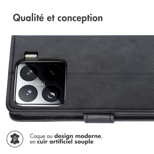 imoshion Étui de télephone portefeuille Xiaomi 15 - Noir