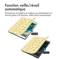 imoshion Coque tablette Design Trifold Apple iPad 6 (2018) 9.7 pouces / iPad 5 (2017) 9.7 pouces / Air 2 (2014)/Air 1 (2013) - Citrus Dream