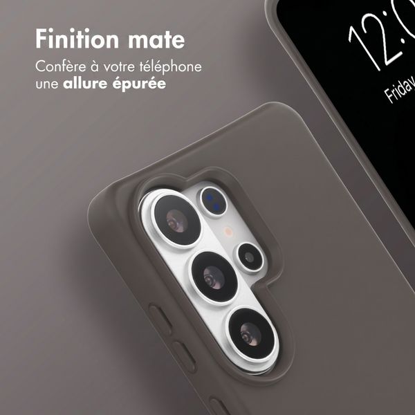 imoshion Coque arrière Color avec cordon amovible et MagSafe Samsung Galaxy S26 Ultra - Black Coffee