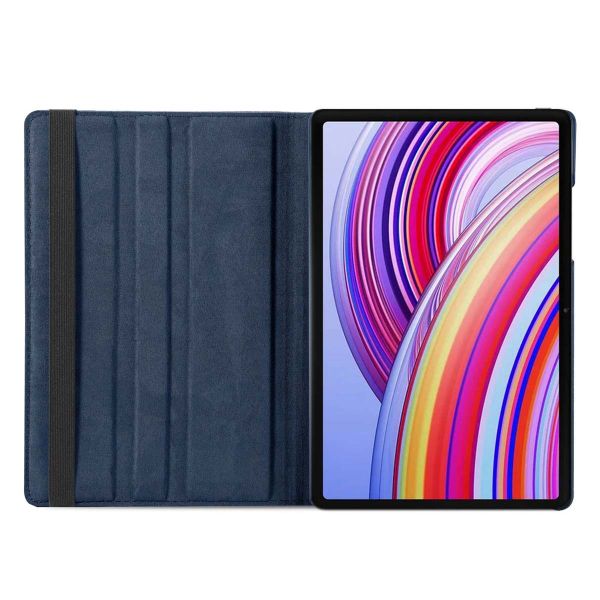 imoshion Coque tablette rotatif à 360° Xiaomi Redmi Pad Pro / POCO Pad - Bleu foncé