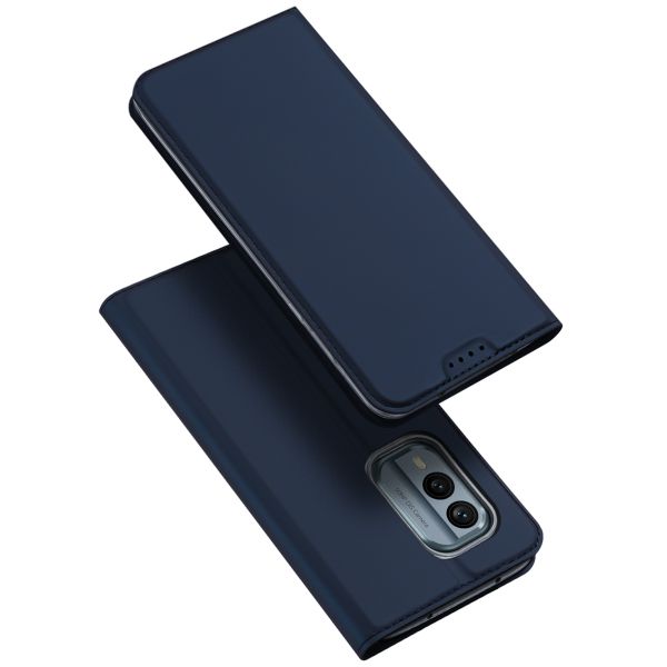 Dux Ducis Étui de téléphone Slim Nokia X30 - Bleu foncé