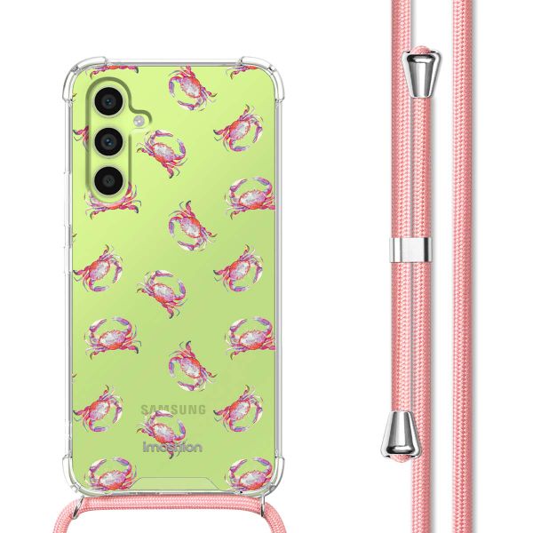 imoshion Coque Design avec cordon Samsung Galaxy A34 (5G) - Crab Watercolor