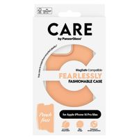 CARE by PanzerGlass Coque Fashion MagSafe iPhone 16 Pro Max - Peachy