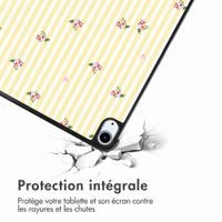 imoshion Coque tablette Design Trifold Apple iPad Air 11 pouces (2026) M4 / (2025) M3 / (2024) M2 / Air 5 (2022) / Air 4 (2020) - Garden Stripes