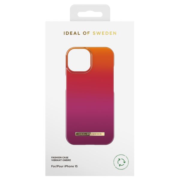 iDeal of Sweden Coque Fashion iPhone 15 - Vibrant Ombre