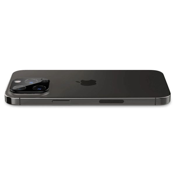 Spigen GLAStR Protection Caméra en verre trempé iPhone 14 Pro / 14 Pro Max - Noir