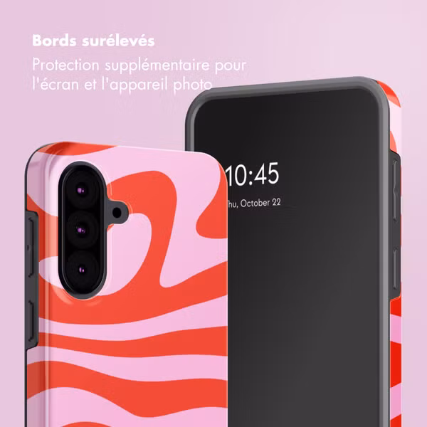 Selencia Coque arrière Vivid Samsung Galaxy A37 (5G) - Dream Swirl Pink