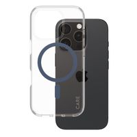 CARE by PanzerGlass Coque Urban Combat MagSafe iPhone 16 Pro- Transparent / Bleu