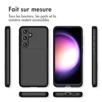 imoshion Coque arrière avec porte-cartes Samsung Galaxy S24 - Noir