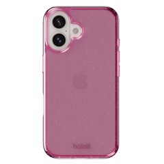 Holdit Coque Pailletée Apple iPhone 16 - Rose