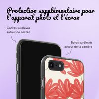 Coque personnalisée avec des fleurs iPhone SE (2022 / 2020) / 8 / 7 - Transparent