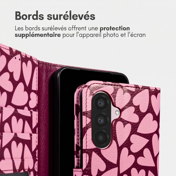 imoshion Étui de télephone portefeuille Design Samsung Galaxy A56 - Hearty Blush