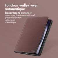 Accezz Coque tablette Classic Samsung Galaxy Tab A9 Plus - Marron