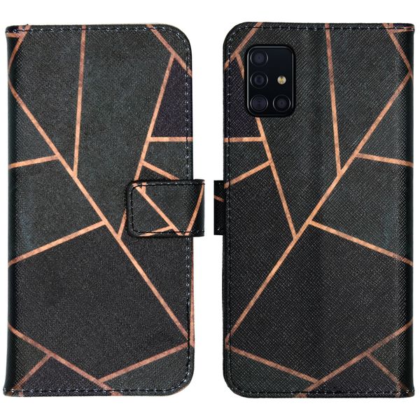 imoshion Coque silicone design Samsung Galaxy A51 - Black Graphic