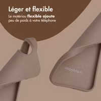 imoshion Coque Couleur Apple iPhone 16e - Marron