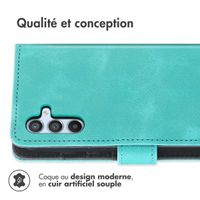 imoshion Etui de télephone portefeuille avec cordon Samsung Galaxy A56 - Turquoise