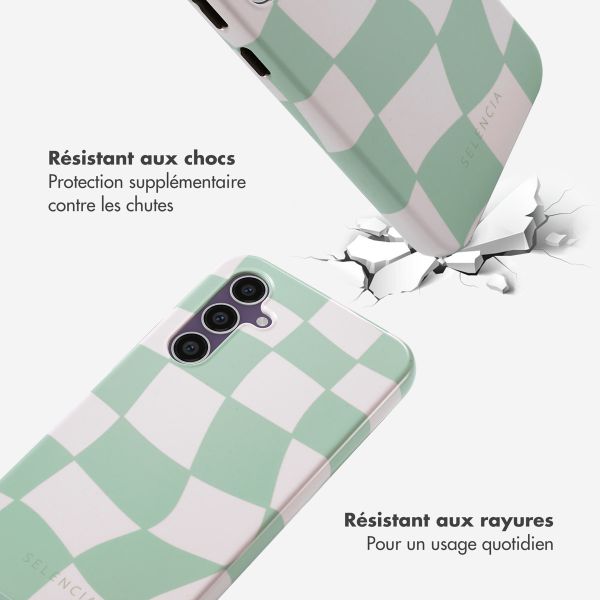 Selencia Coque arrière Vivid Samsung Galaxy S23 FE - Groovy Sage Green