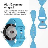 imoshion Bracelet en silicone Google Pixel Watch 3 - 45 mm - Taille L - Bleu