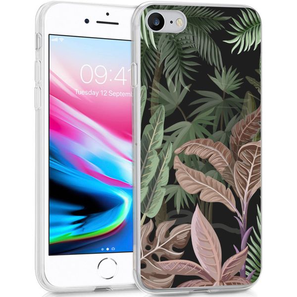 imoshion Coque Design iPhone SE (2022 / 2020) / 8 / 7 / 6s - Dark Jungle