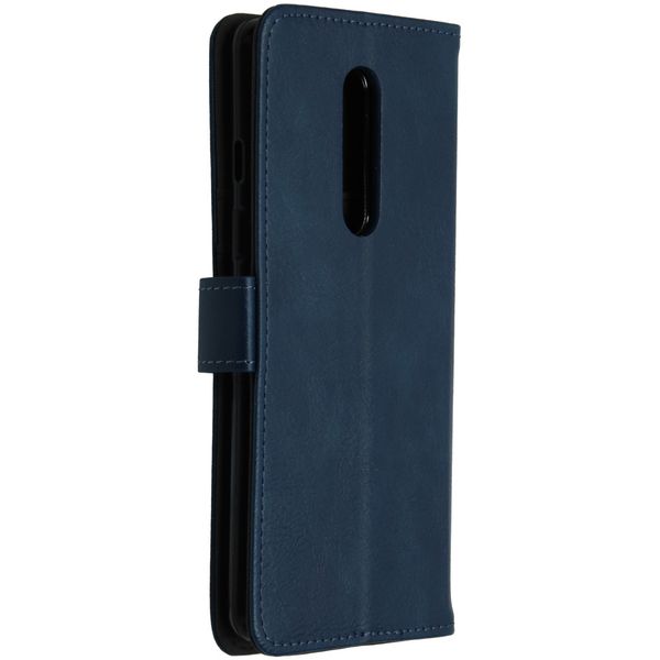 imoshion Étui de téléphone portefeuille Luxe OnePlus 8 - Bleu