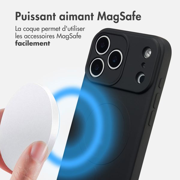 imoshion Coque Couleur avec MagSafe Apple iPhone 17 Pro Max - Noir