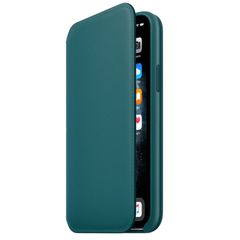 Apple Étui de téléphone Leather Folio iPhone 11 Pro - Peacock