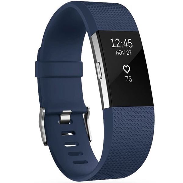 imoshion Bracelet silicone le Fitbit Charge 2 - Bleu foncé