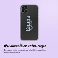 Coque personnalisée avec un nom iPhone 11 - Transparent