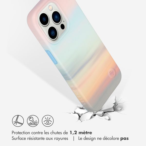 Selencia Aurora Coque Fashion iPhone 14 Pro - ﻿Coque durable - 100 % recyclée - Sky Sunset Multicolor