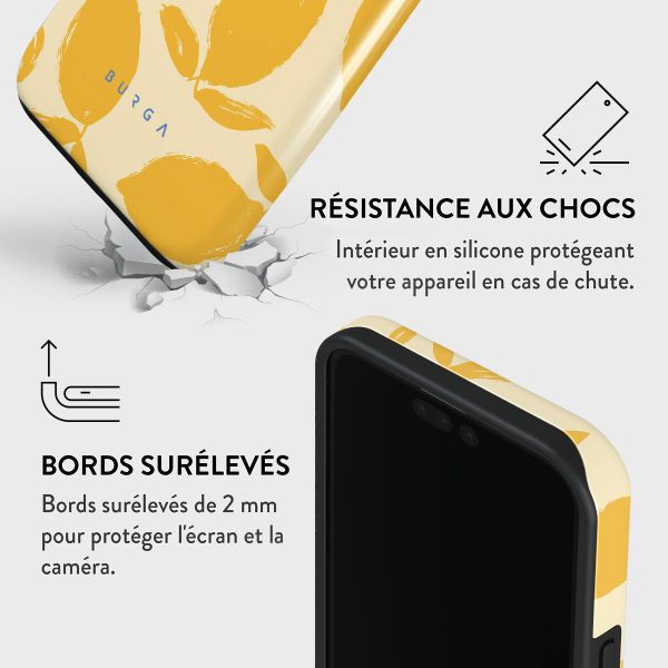 Burga Coque arrière Tough iPhone 15 Pro Max - Lemon Tart