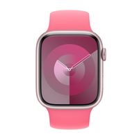 Apple Bracelet Boucle unique en Silicone Apple Watch | 44/45/46/49 mm - Taille 4 - Pink