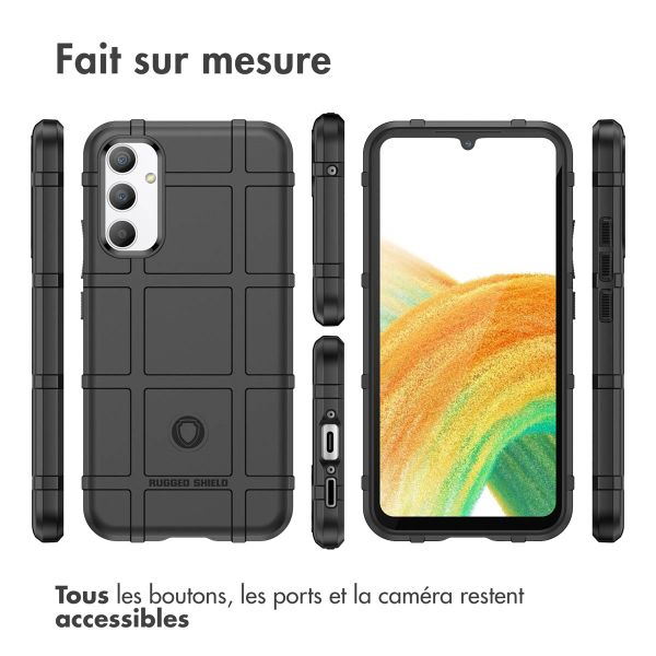 imoshion Coque Rugged Shield Samsung Galaxy A34 (5G) - Noir
