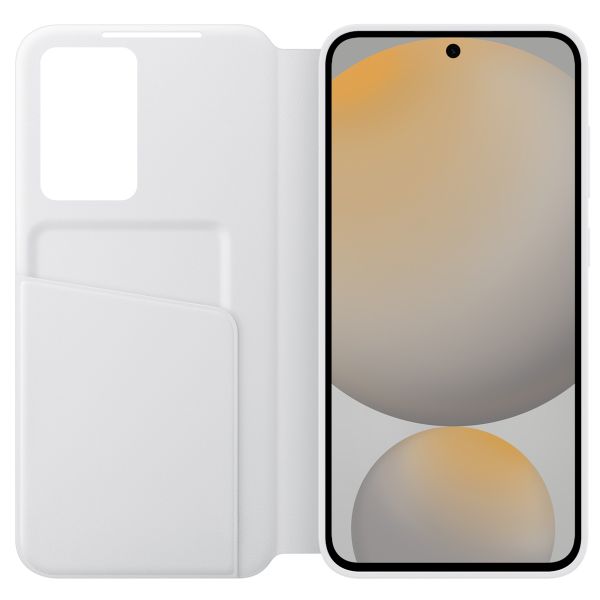 Samsung Original Coque S View Samsung Galaxy S24 FE - Blanc