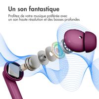 imoshion Aura Pro Écouteurs intra-auriculaires sans fil - Réduction active du bruit (ANC) - Bordeaux