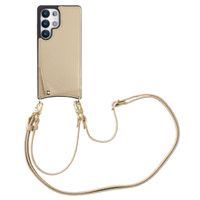 Selencia Coque de télephone Nova avec cordon et porte-cartes Samsung Galaxy S25 Ultra - Beige