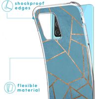 imoshion Coque Design avec cordon Samsung Galaxy A52(s) (5G/4G) - Blue Graphic