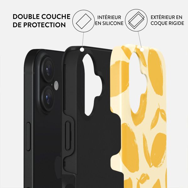 Burga Coque arrière Tough iPhone 16 - Lemon Tart