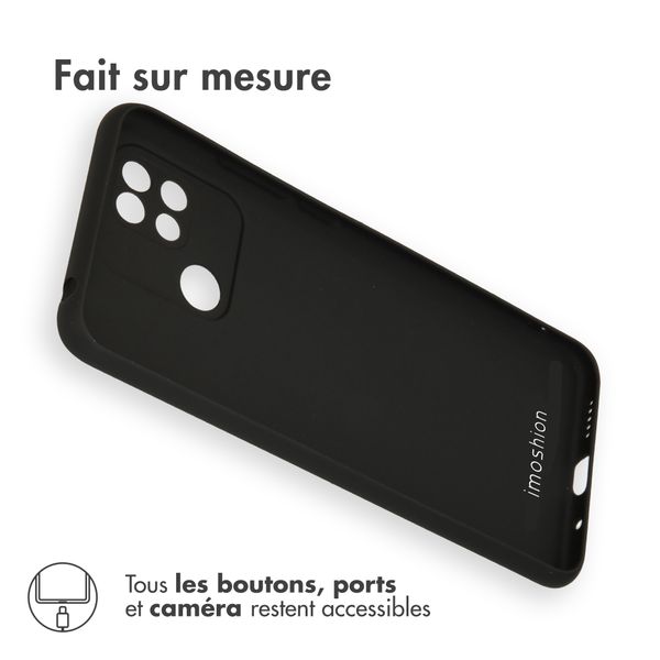 imoshion Coque Couleur Xiaomi Redmi 10C - Noir